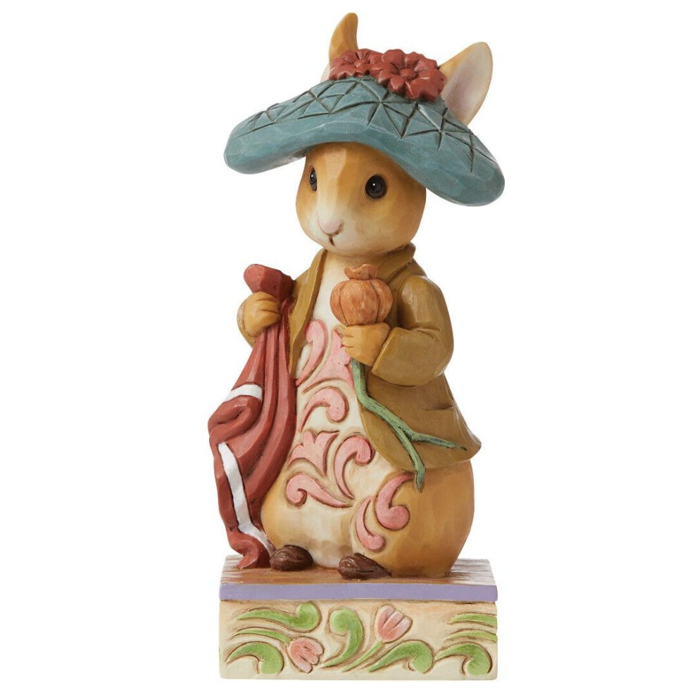 Beatrix Potter by Jim Shore Nibble, Nibble, Crunch! Benjamin Bunny Figurine