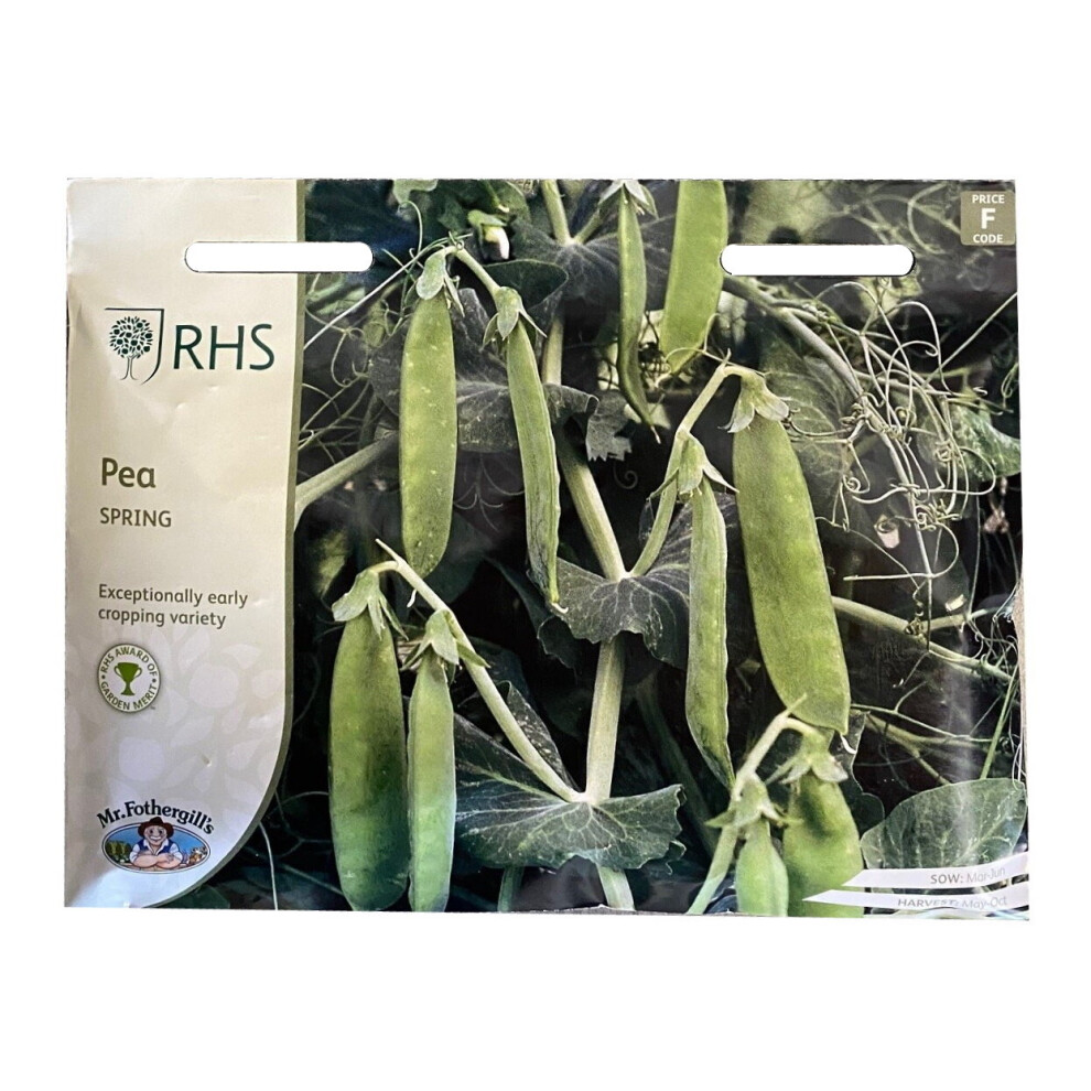 Mr. Fothergill's Vegetable Seeds RHS Pea Spring Sweet Early Crops