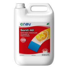 Enov W001 Sanit-All Sanitiser Cleaner & Freshener ~ 2x5 Litre