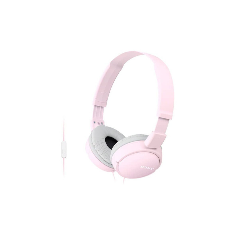 (Pink) Sony Over-Ear Sound Monitoring Headphones with Mic