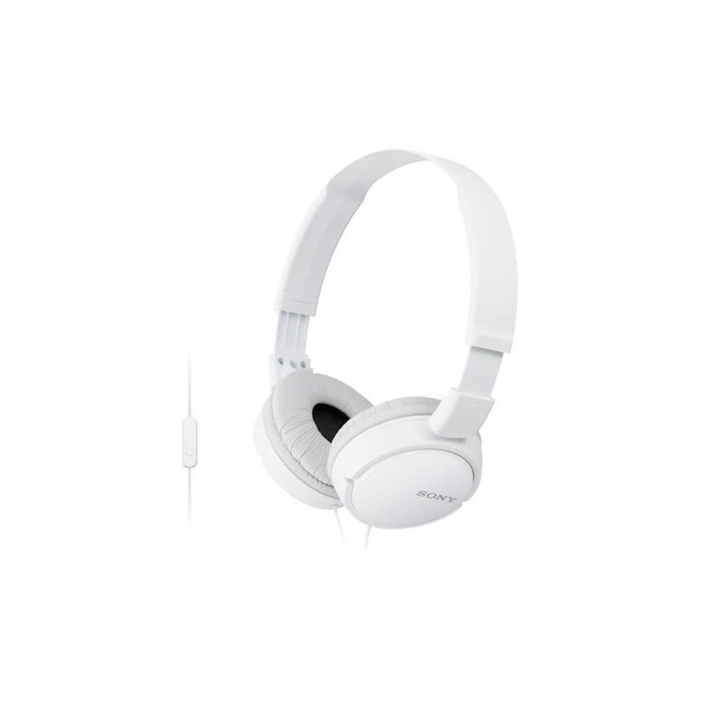 Sony (White) Over-Ear Sound Monitoring Headphones With Mic White