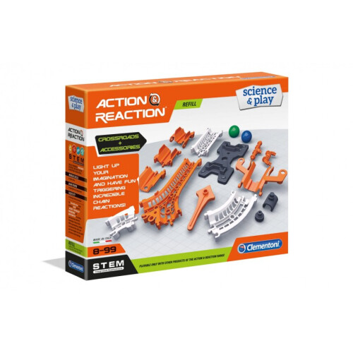 Clementoni Action & Reaction expansion set junior 55-piece