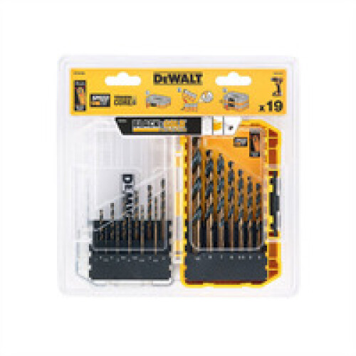 DeWalt Foreste metalliche HSS-G DEWALT DT70728-QZ - 19 pezzi 2