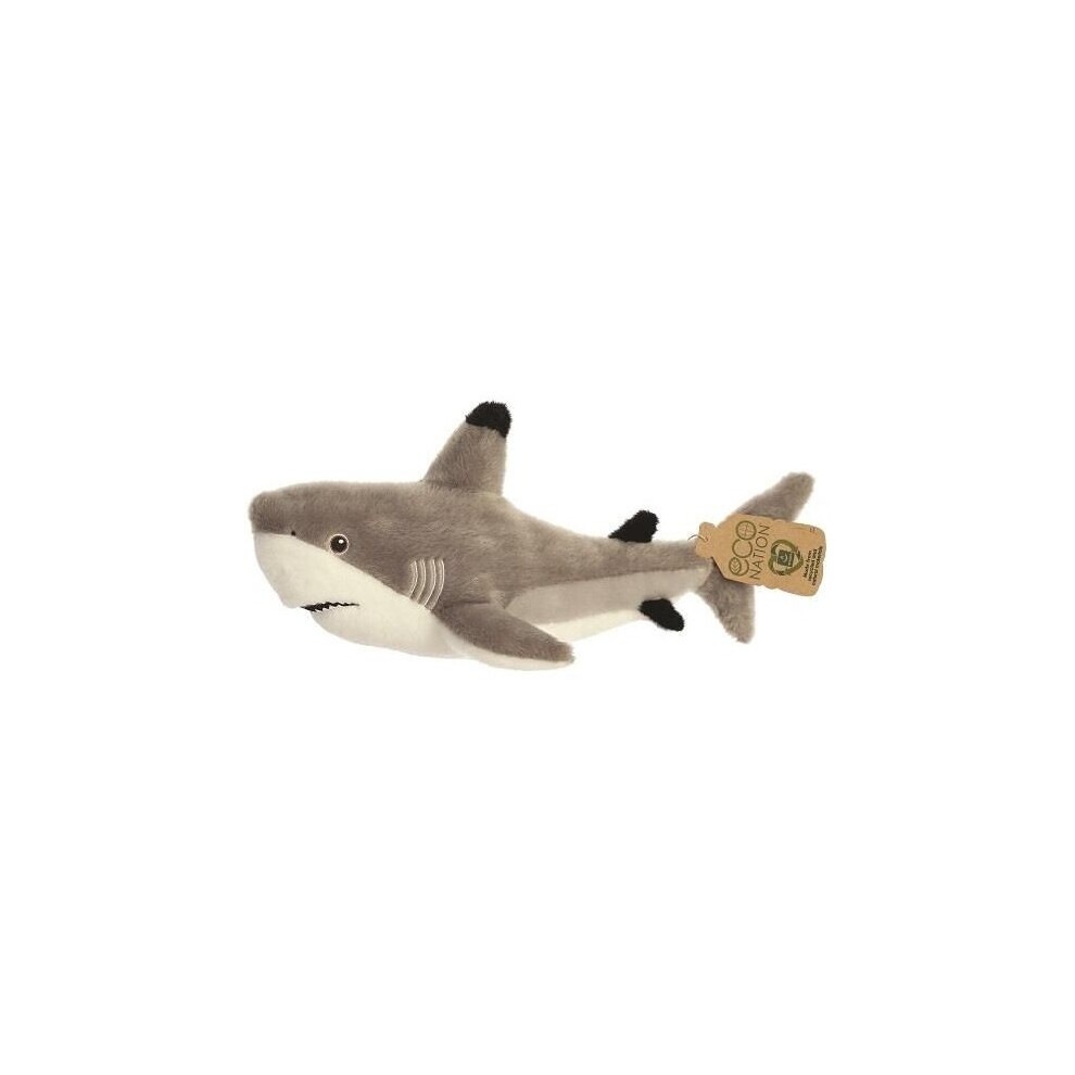 Cuddly Shark Eco Nation 38 Cm Plush White/Grey