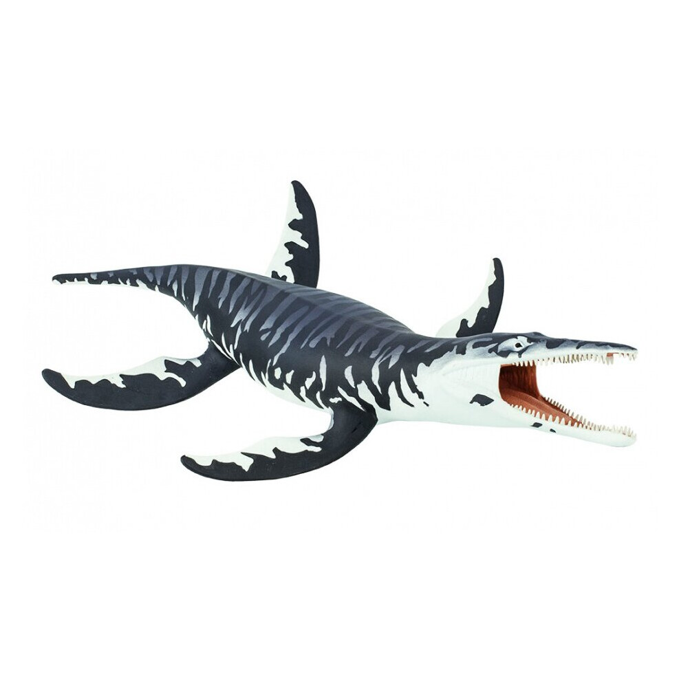 marine reptile Kronosaurus junior 34 cm rubber black/white