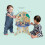 Diepzee activity centre 50 x 54 cm wood 2