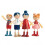 dollhouse dolls family 4 pieces 1