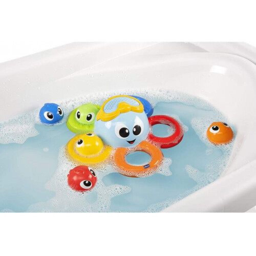 giocattolo da bagno polpo Billy junior 22 cm 2 pezzi 1
