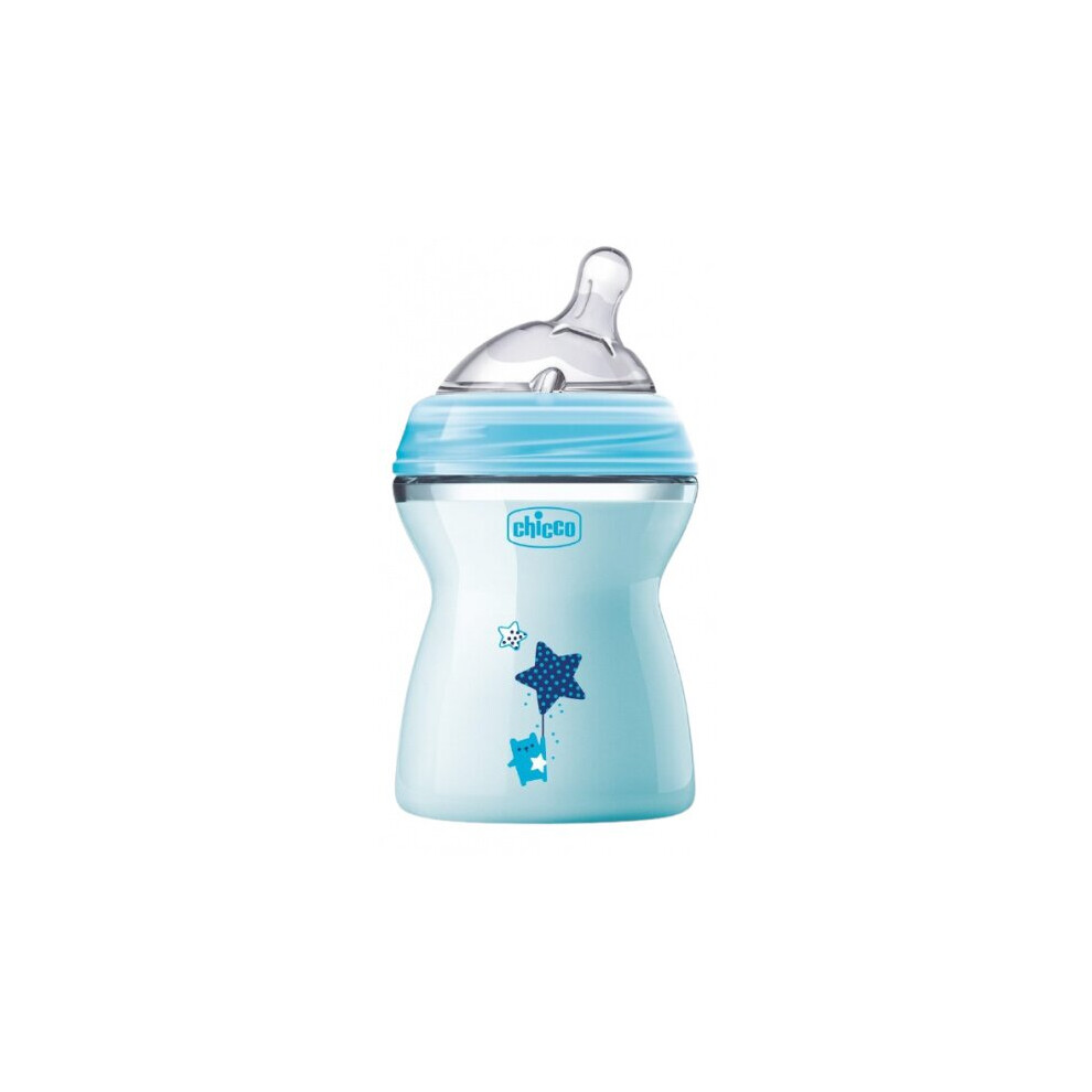 feeding bottle Bimba 2m+ 250 ml polymer/silicone blue