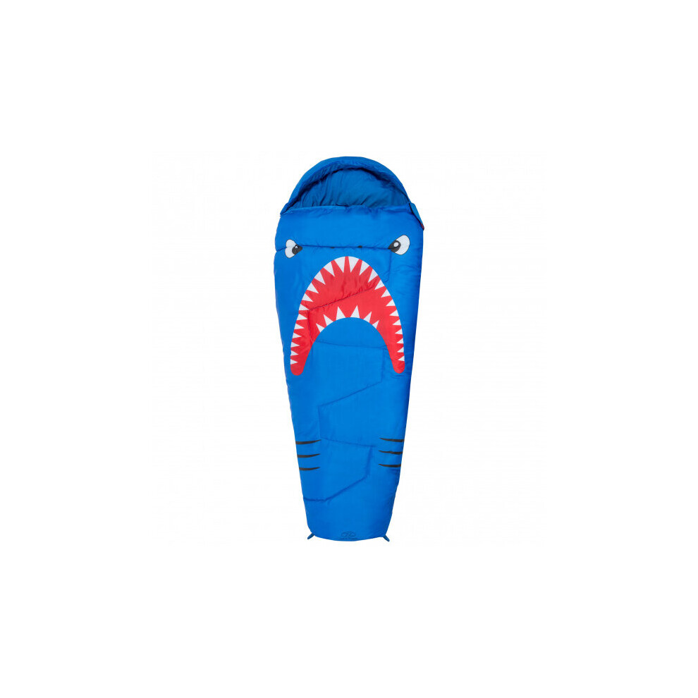 sleeping bag Creature Shark170 cm junior polyester blue