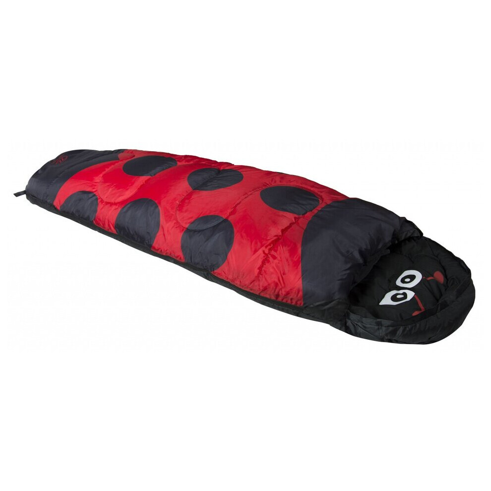Highlander Sleeping Bag Creature Ladybird 170 Cm Junior Polyester Red