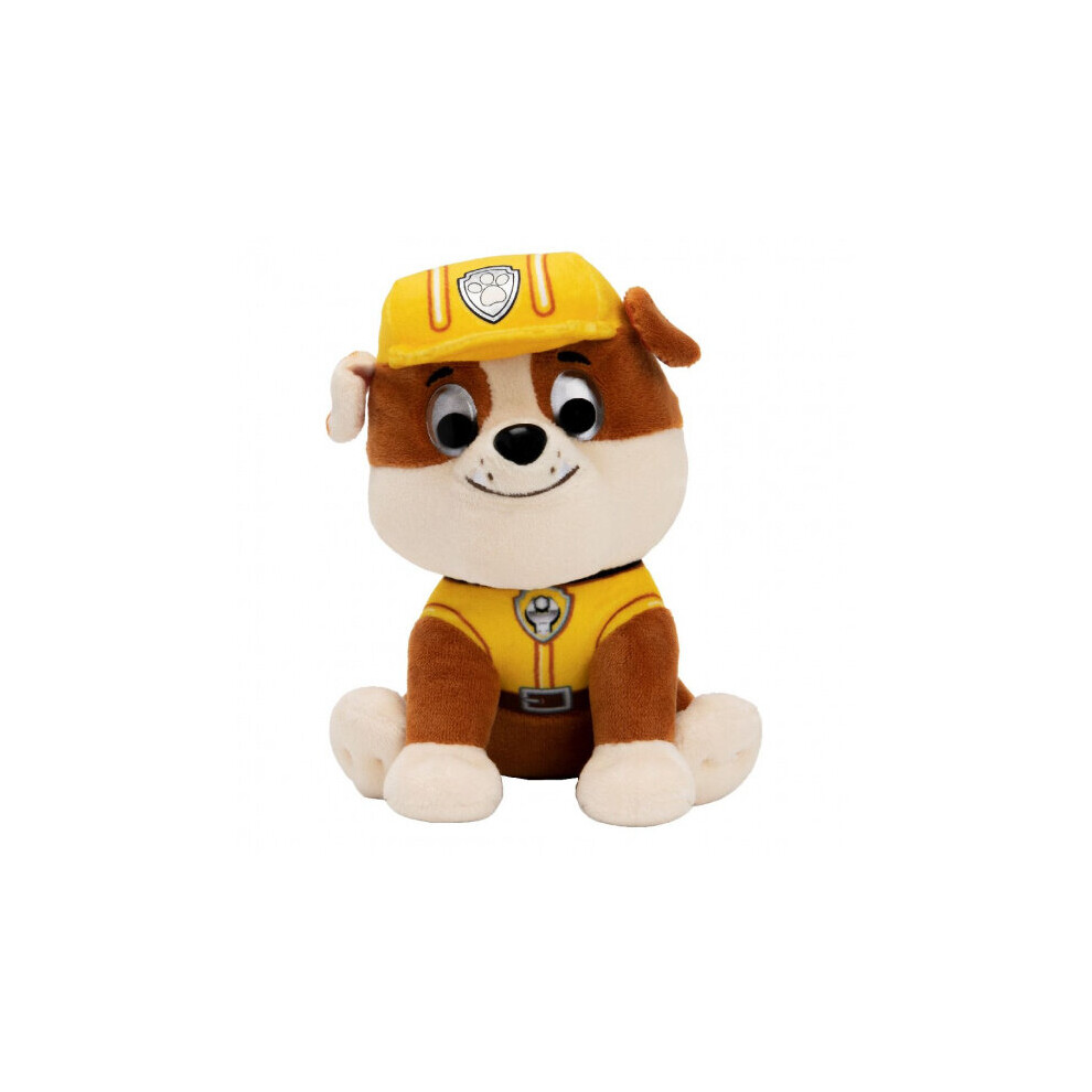 Soft Toy Paw Patrol Rubble 15 Cm Plush Yellow