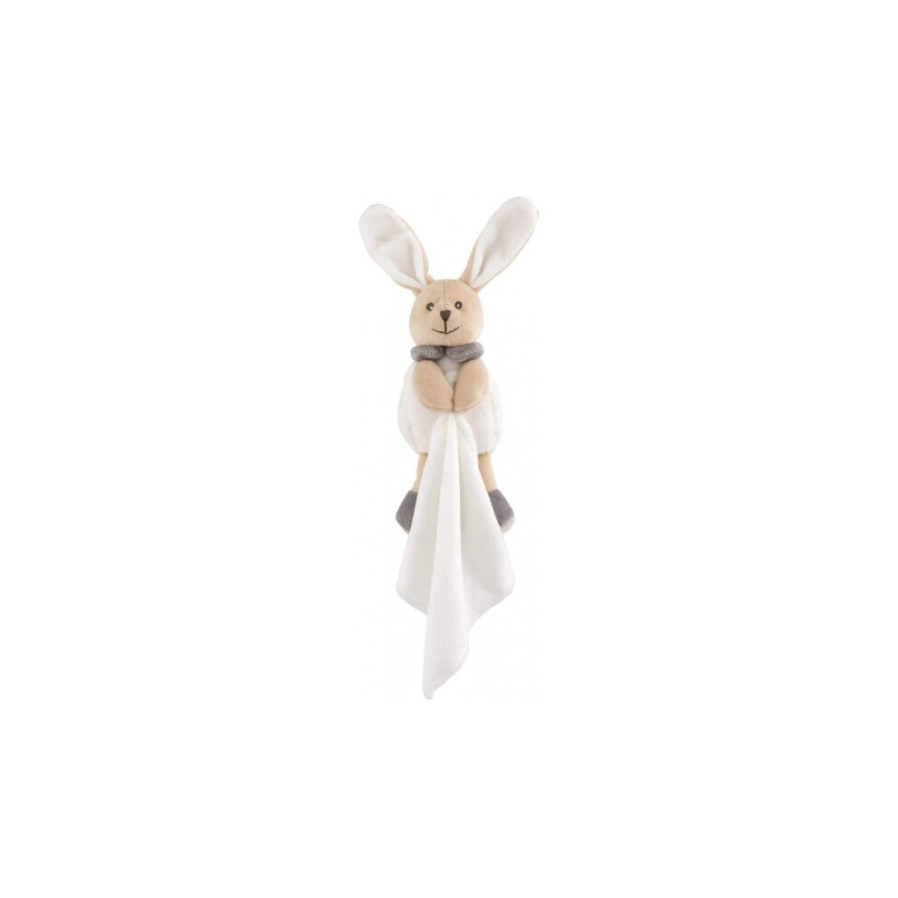 cuddly blanket Rabbit junior 15,5 x 27 cm polyester beige