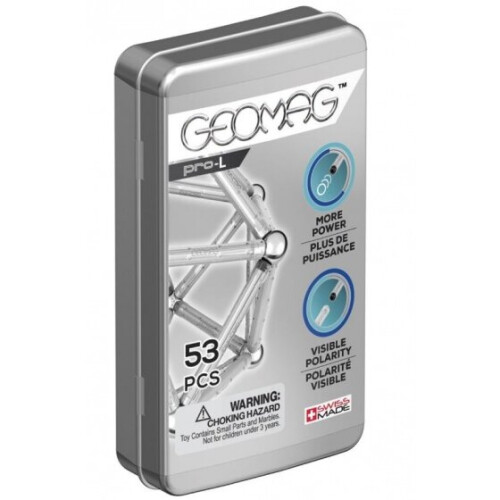 Geomag Pro-L Pocket Set 53-piece silver 2