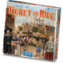 board game Ticket to RideAmsterdam cardboard 154-piece