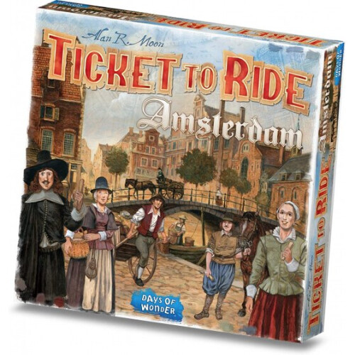 Days of Wonder board game Ticket to RideAmsterdam cardboard 154-piece