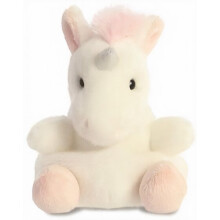 Soft Toy Palm Pals Unicorn Junior 13 Cm Plush White - Plush Soft Toy