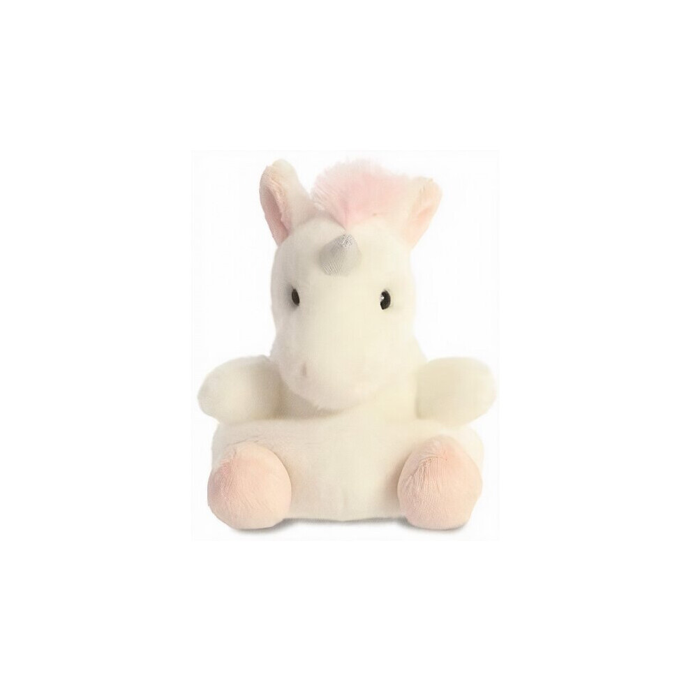 Aurora World Soft Toy Palm Pals Unicorn Junior 13 Cm Plush White