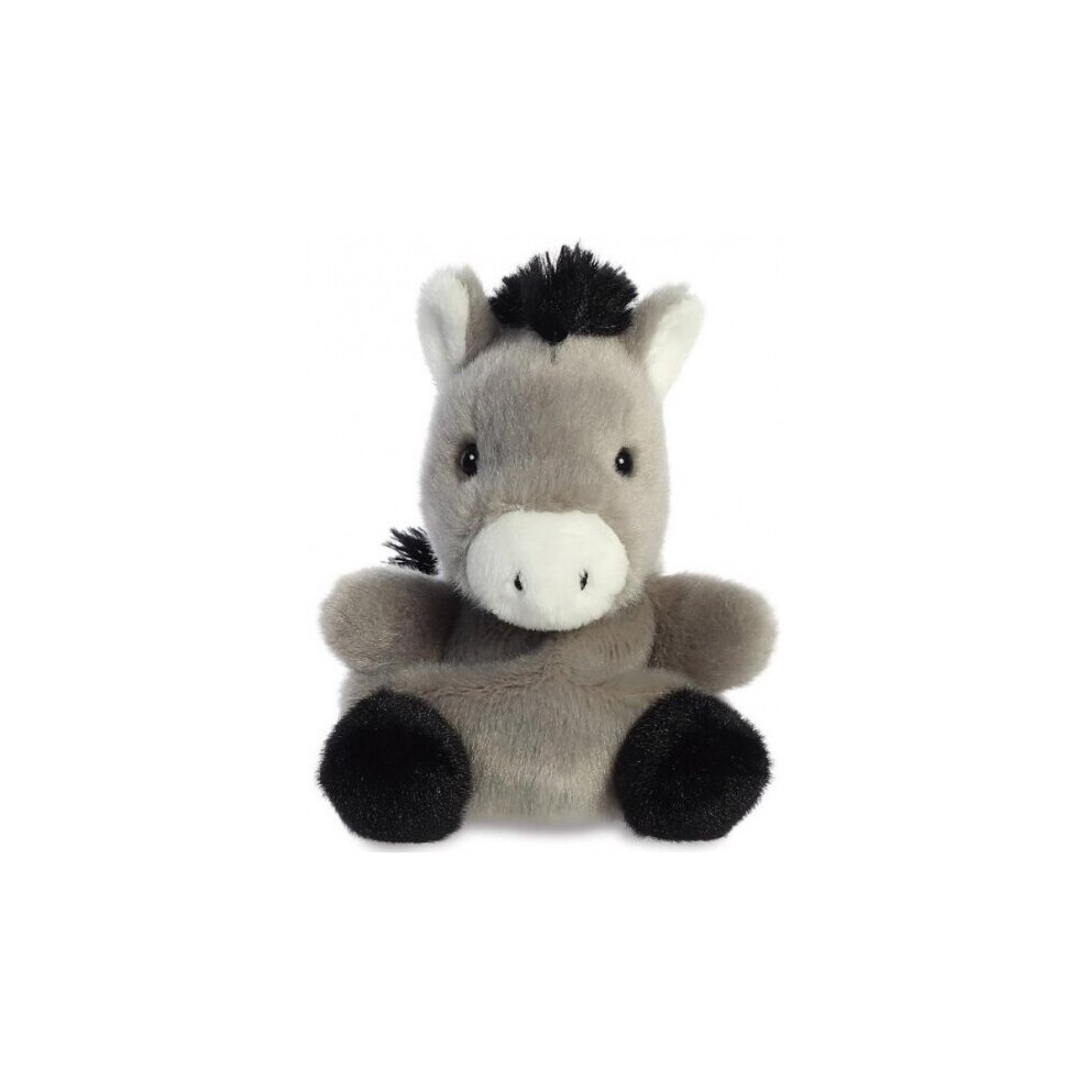 Aurora World Soft Toy Palm Pals Donkey Junior 13 Cm Plush Grey