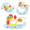 Yookidoo rubber duck fireman 17-piece 4