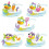 Yookidoo rubber duck mermaid 17-piece 3