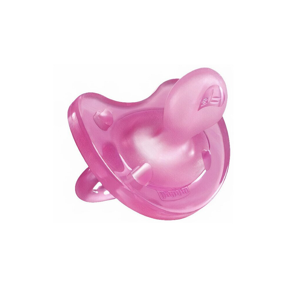 Pacifier Physio Soft Silicone 16 Months Pink Chicco