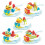 Yookidoo rubber duck fireman 17-piece 3