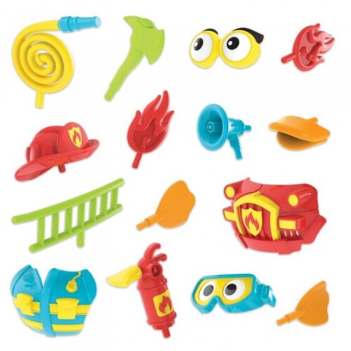 Yookidoo rubber duck fireman 17-piece 1