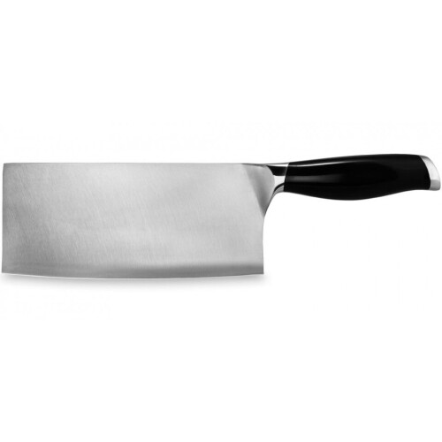 chopper 18 cm steel silver/black