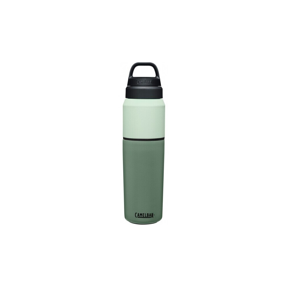 thermos flask MultiBev stainless steel green 0,65/0,5 L 5-piece