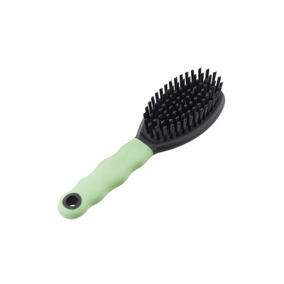 cat brush 19,5 x 5,4 cm polyamide/rubber green