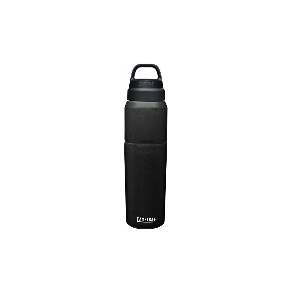 thermos flask MultiBev stainless steel black 0,65/0,5 L 5-piece
