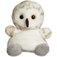 Cuddly Snowy Owl Palm Pals13 Cm Plush Cream/White - Plush Soft Toy