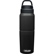 thermos flask MultiBev stainless steel black 0,5/0,35 L 5-piece