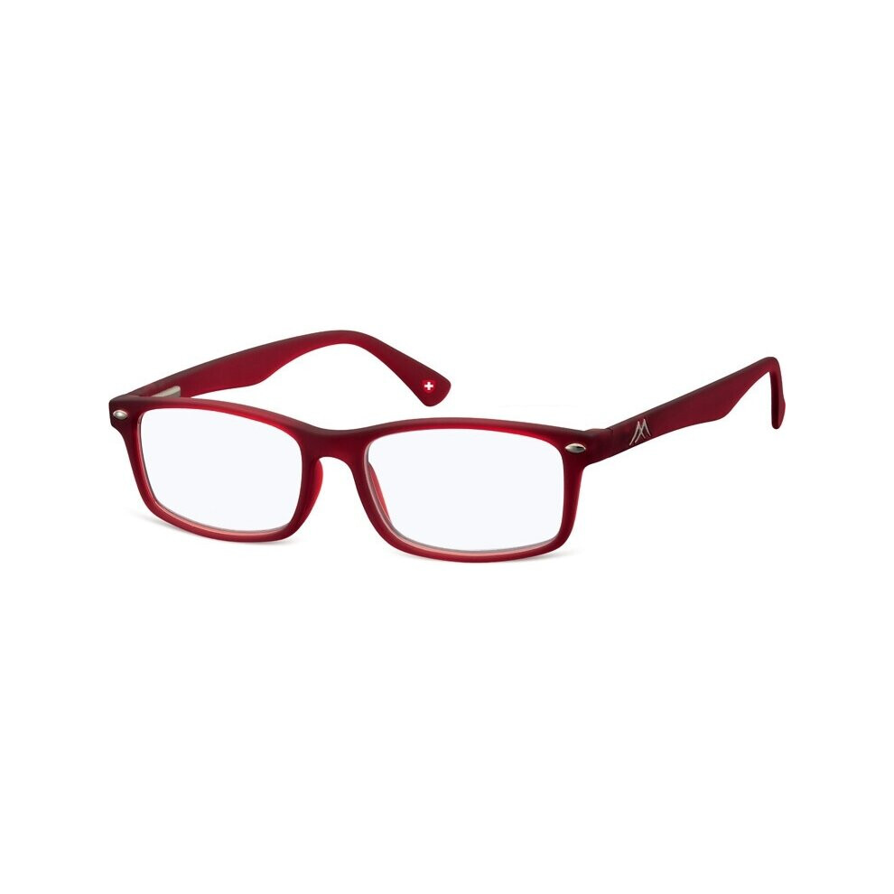 Montana Blue/Light/Red Reading Glasses Filter Strength +3.00 (Blfbox83b)