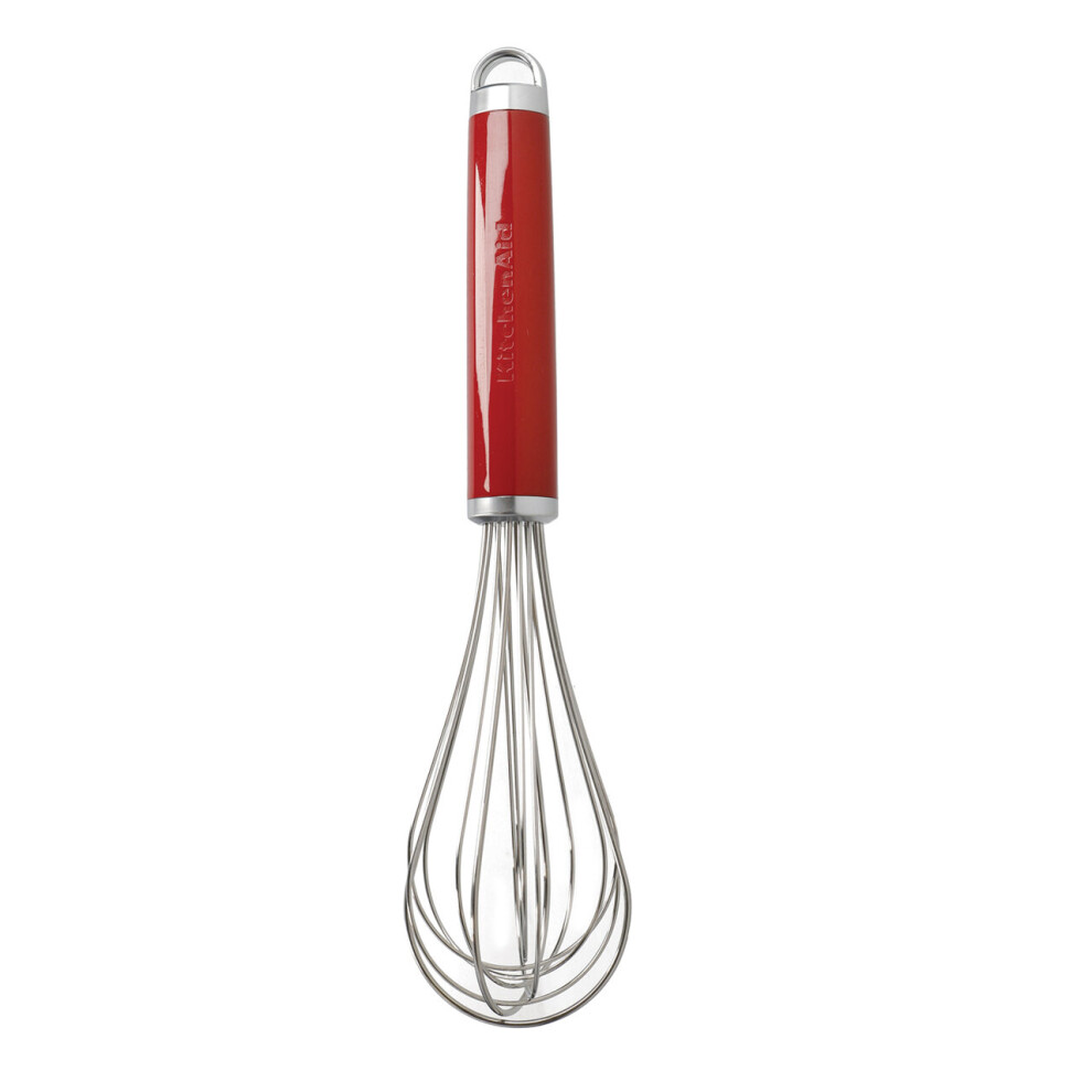 KitchenAid Whisk, Stainless Steel Manual Hand Whisk  Empire Red