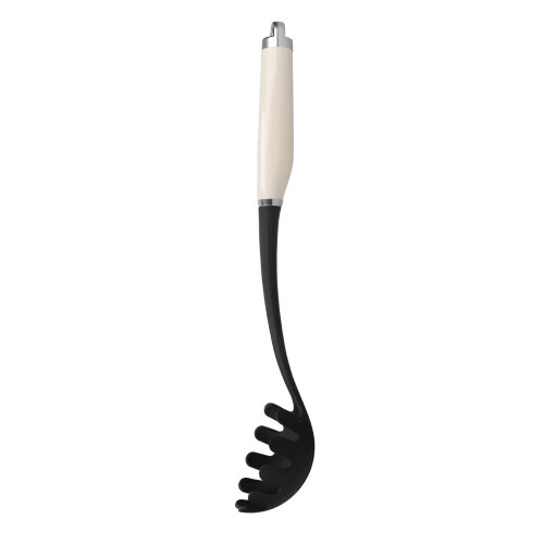 KitchenAid KitchenAid Pasta Server, Heat Resistant Non-Stick Spaghetti Spoon  Almond Cream 1