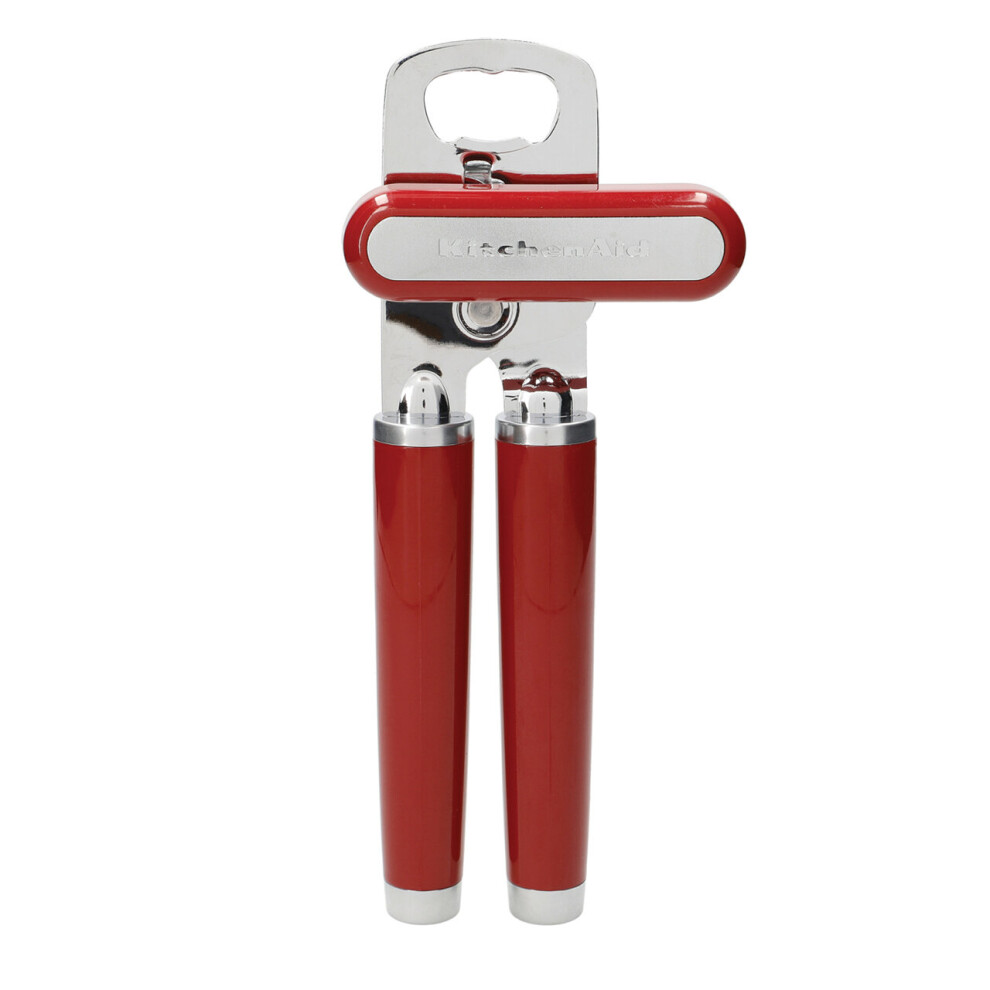 KitchenAid Tin Opener, Stainless Steel Can and Bottle Opener  Empire Red