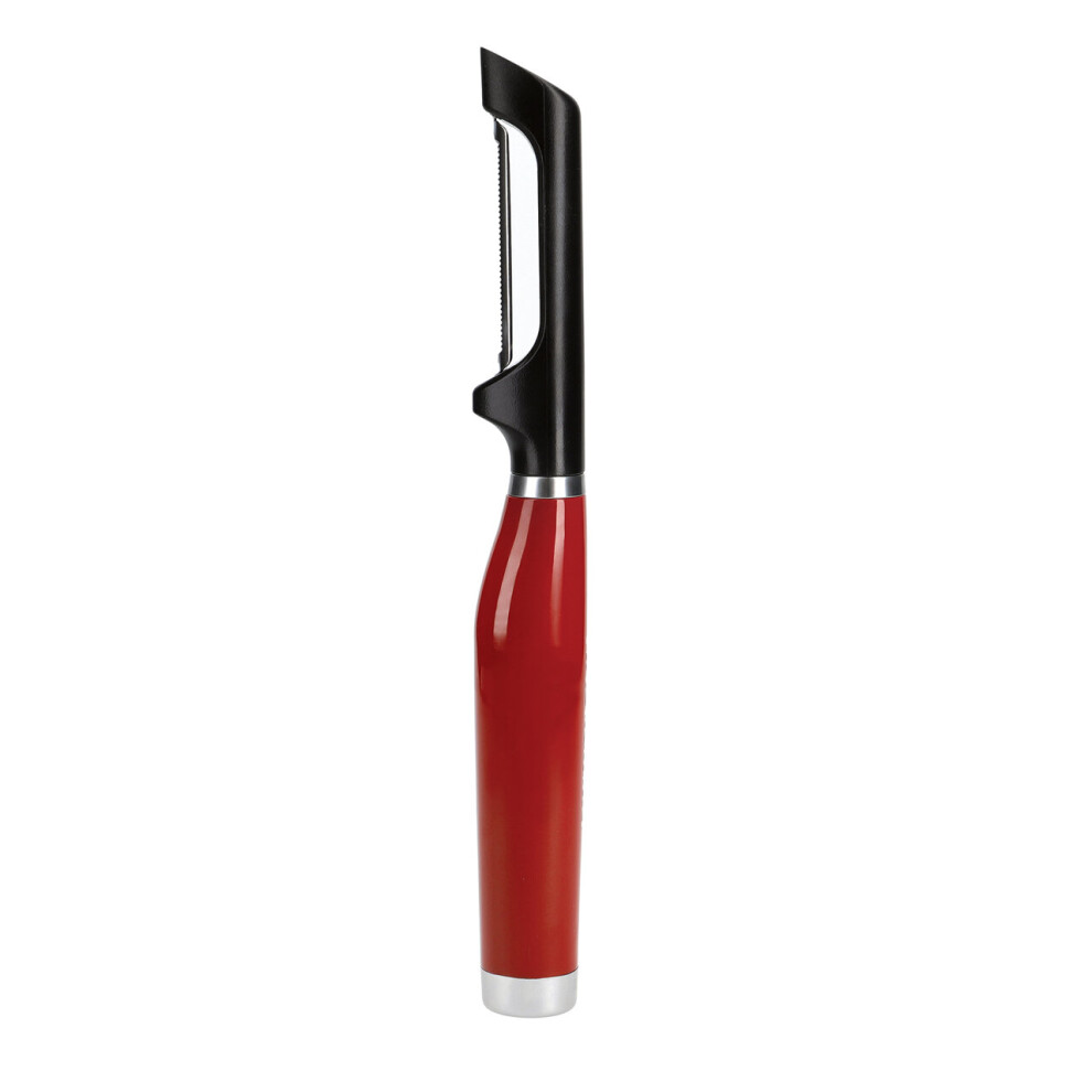 KitchenAid Euro Peeler, Stainless Steel Swivel Peeler for Fruit and Vegetables  Empire Red