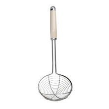 KitchenAid Spider Strainer, Stainless Steel Skimmer Almond Cream