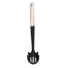 KitchenAid Pasta Server, Heat Resistant Non-Stick Spaghetti Spoon  Almond Cream