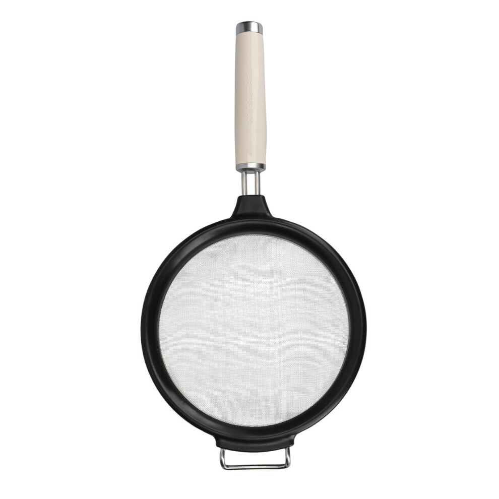 KitchenAid Strainer, Stainless Steel Mesh Sieve  Almond Cream-image-OPC-P7X7W7J-NEW