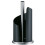 kitchen roll holder Stella 15 x 32 cm stainless steel black/silver 1