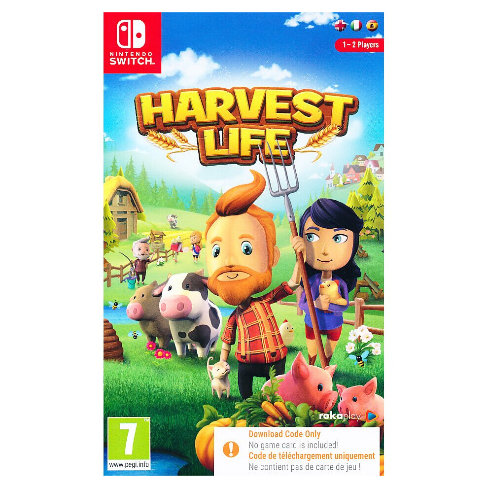 Harvest Life Nintendo Switch Game [Code in a Box]-image-OPC-P7X88FB-NEW