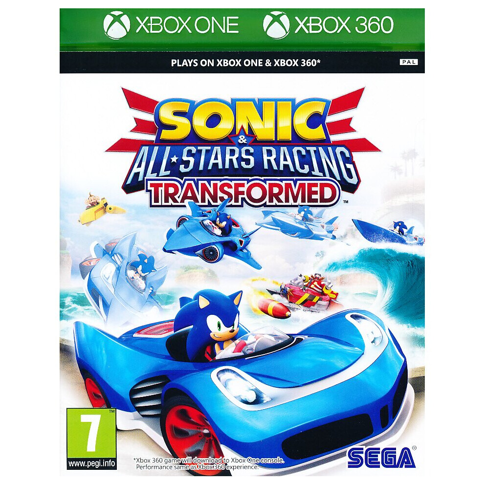 Sonic & Sega All Star Racing Transformed Xbox 360 | Xbox One Game 5055277023233