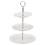 (3 Tier White Round) 2 3 4 Tier Decorative Plate Pie Cupcake Cake Stand 1