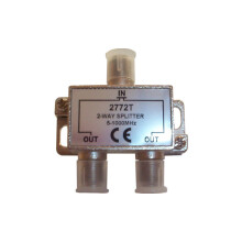 2 Way TV Aerial Splitter Coax F Type for TV Aerial Freeview DAB Virgin RF 2772T