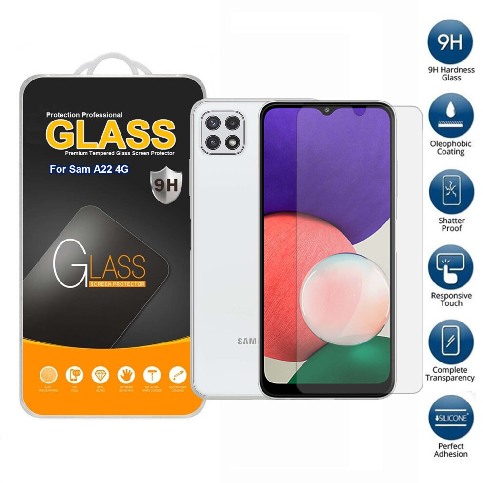 For Samsung Galaxy A22 4G Tempered Glass Screen Protector 304063169682