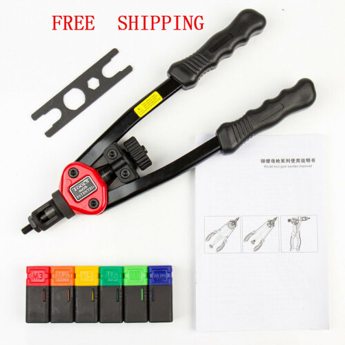 Professional Hand Nut Tool Riveter Gun Mandrels M3- M10 Repair Set 2
