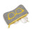 (Grey/Yellow) Soft Felt Glasses Case 2
